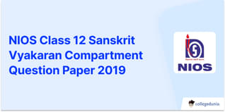 NIOS Class 12 Sanskrit Vyakaran Compartment Question Paper 2019 with Answer Key